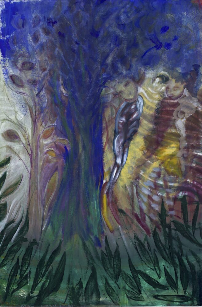 Byhleguhre 170 × 113 Tempera Oel Leinwand 2022