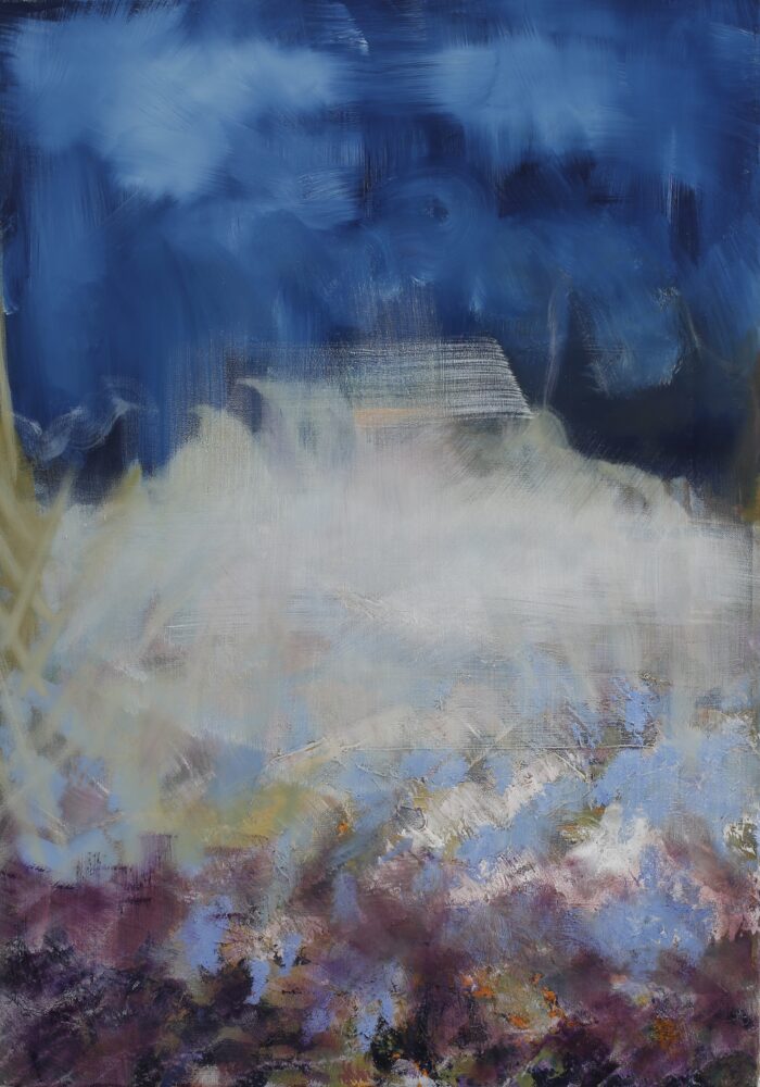 Schaum 100 Tempera Oel auf Leinwand 2025