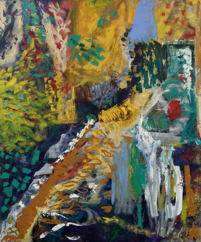 Heulandit 180 × 150 Tempera Oel Leinwand 2025